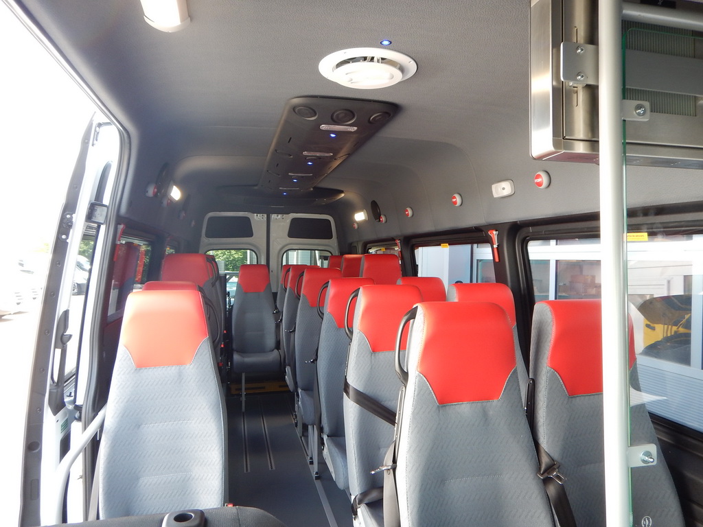 Linienbus Sitze Beleuchtung